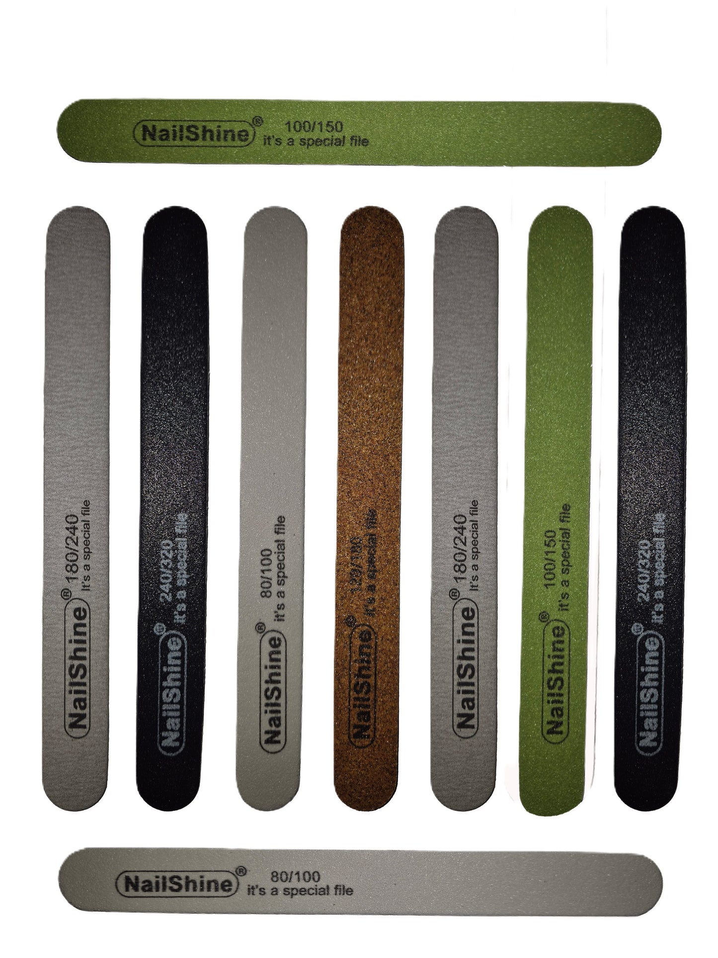 10pk Nail Files Wooden Double Side Professional Nail Care