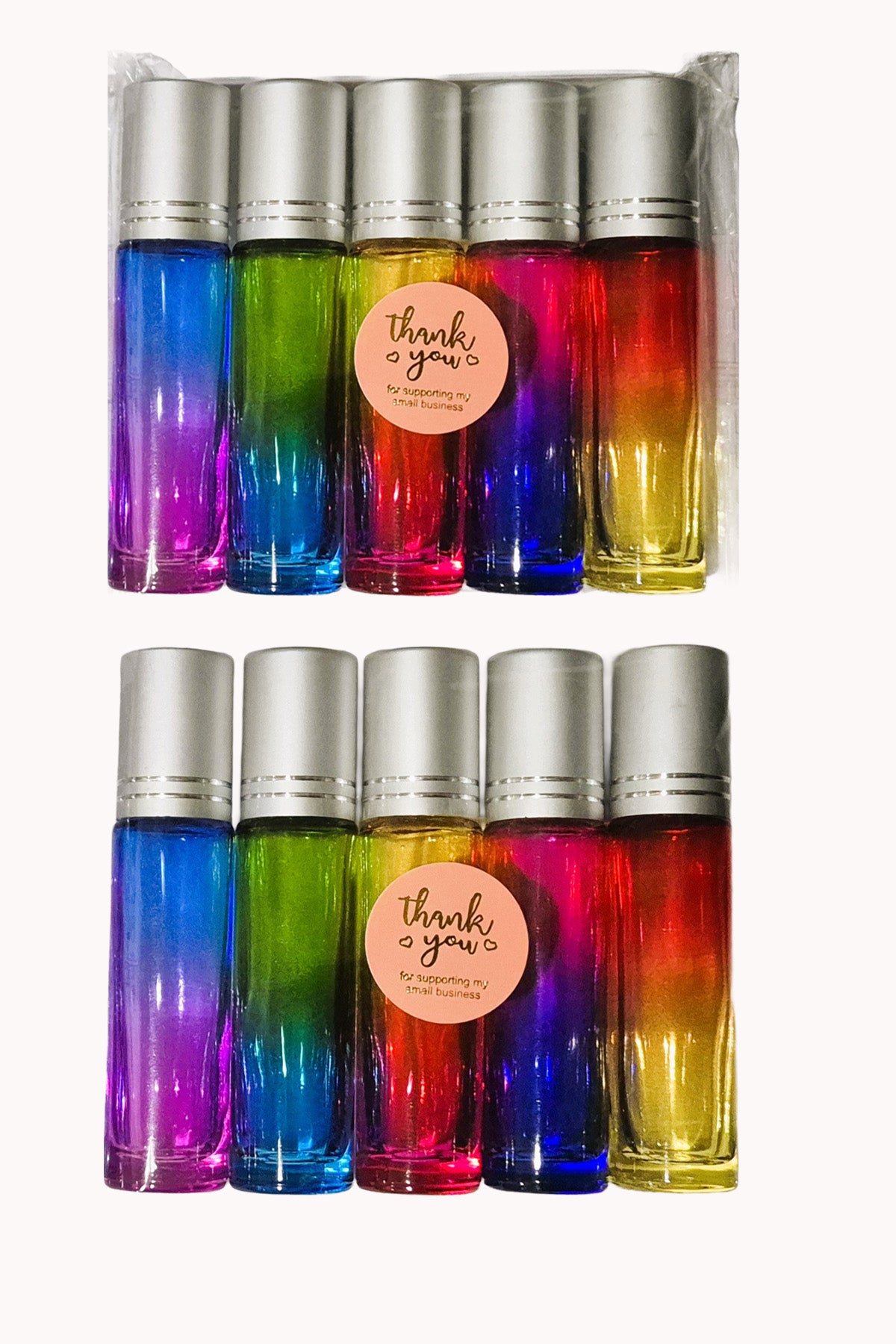 Refill Perfume Glass Hue Bottles Roll On 10ml