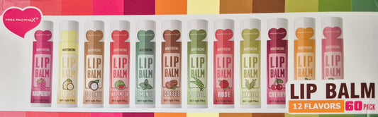 12pk moisturizing Lip Balm