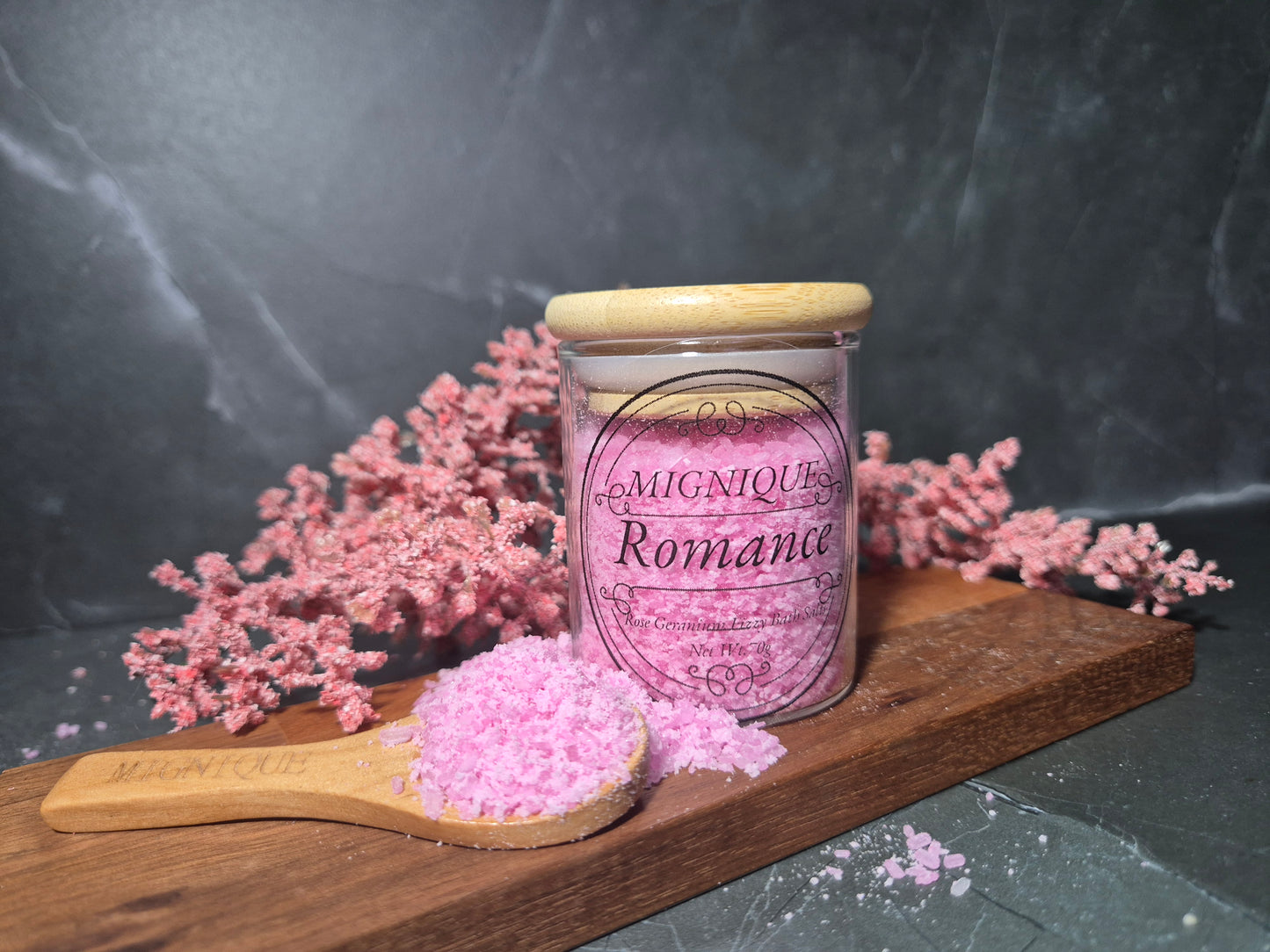 Romance | Rose Geranium Fizzing Bath Salts