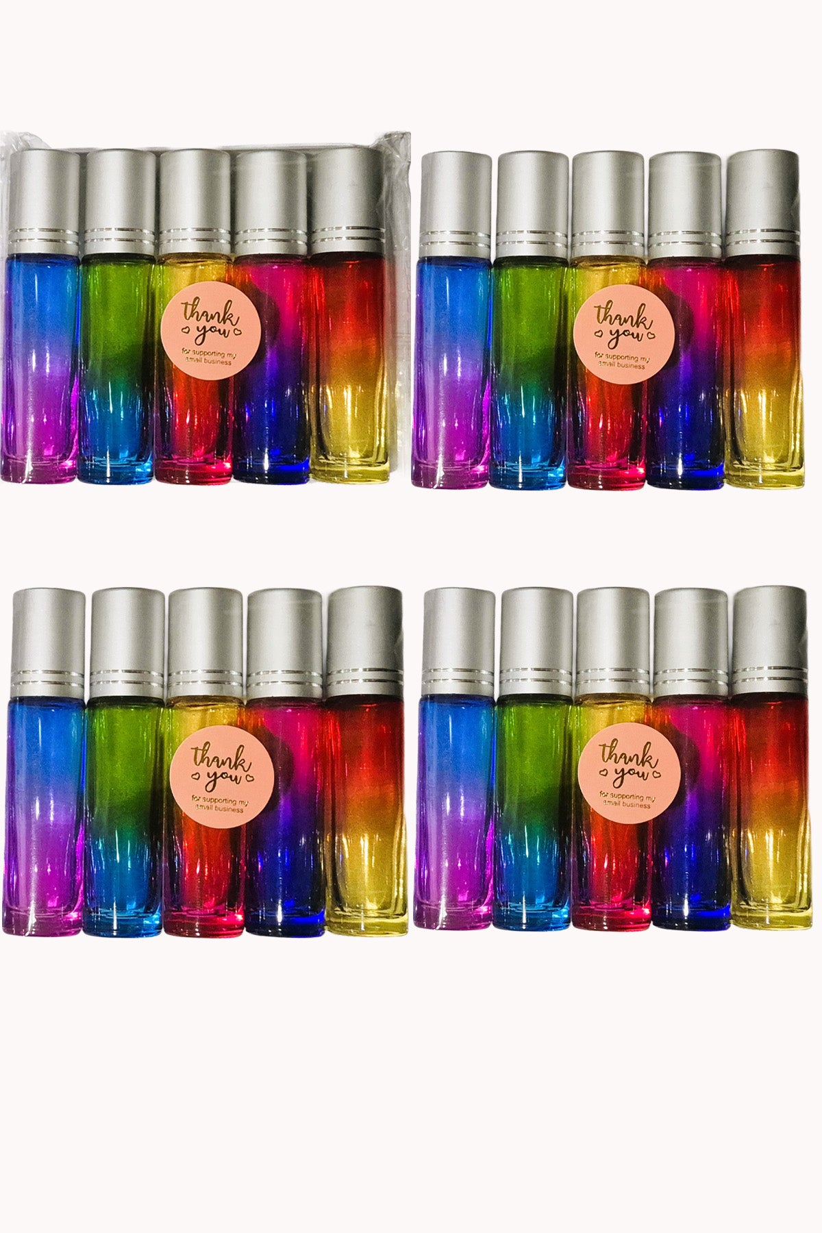 Refill Perfume Glass Hue Bottles Roll On 10ml