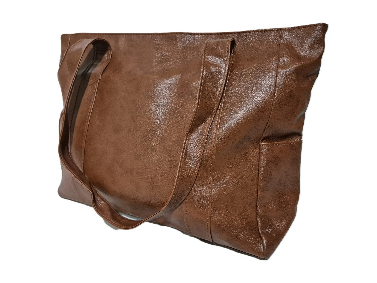 Large Leather Shoulder Bag Tote Purse Handbag Messenger Crossbody Satchel Retro