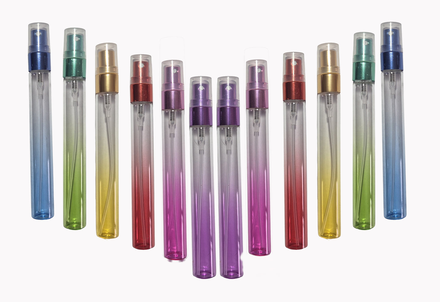 Refill Perfume Gradient Glass Spray Bottles 10ml