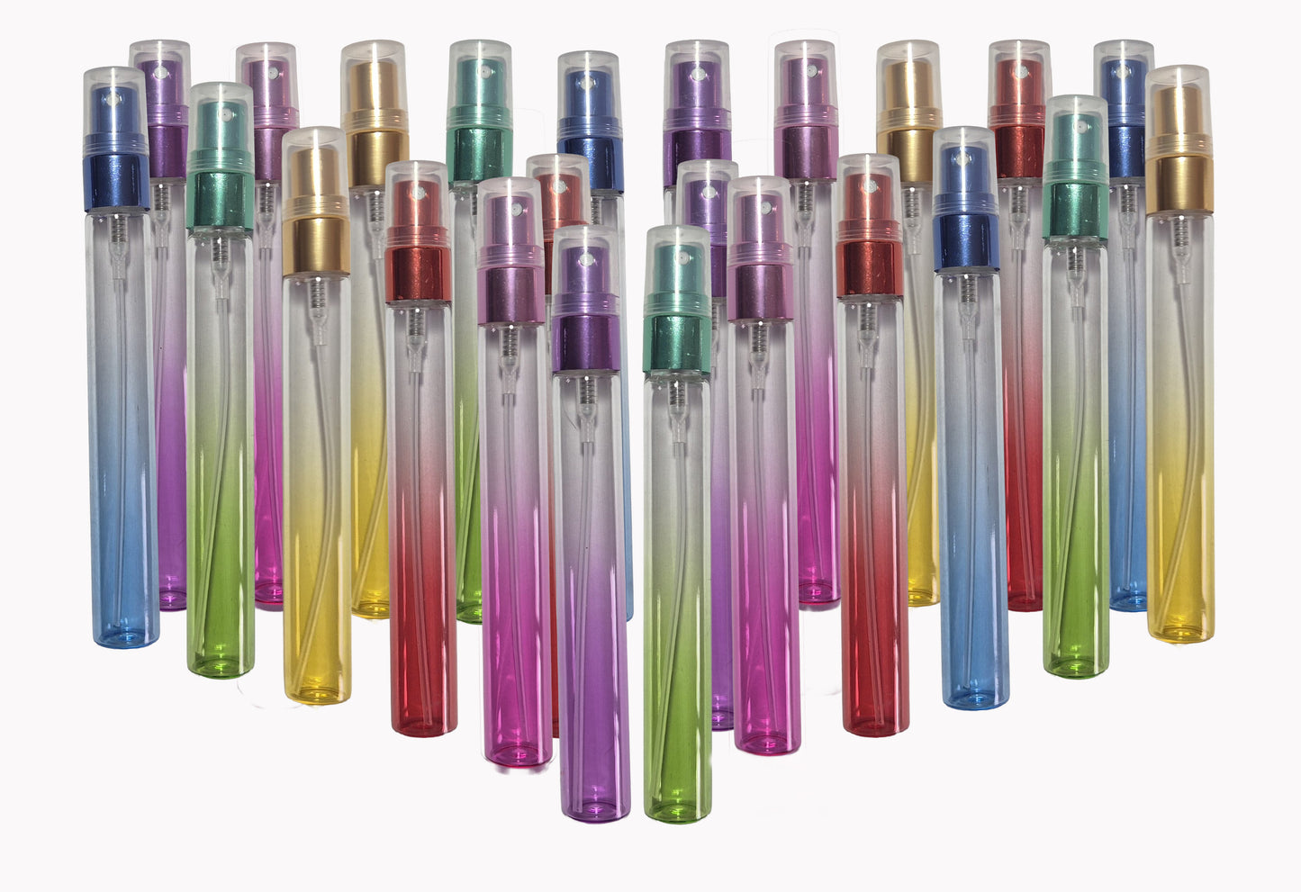 Refill Perfume Gradient Glass Spray Bottles 10ml