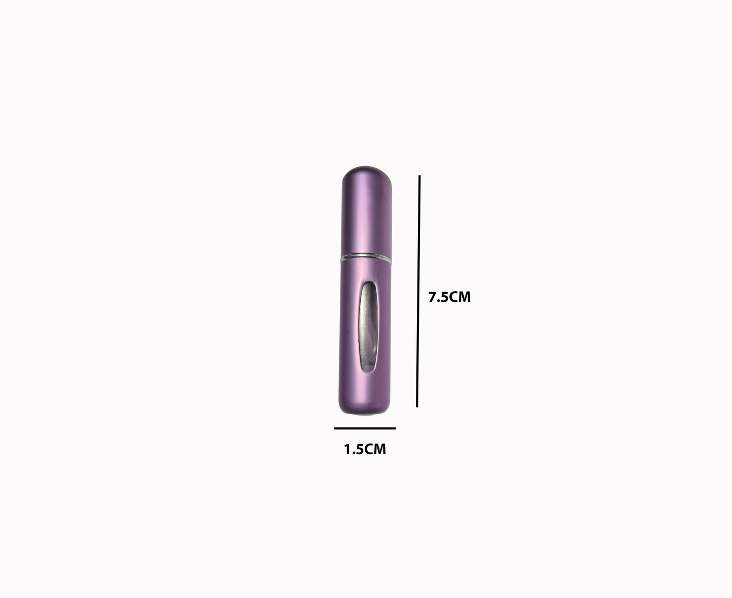violet refillable perfume spray bottles 10ml
