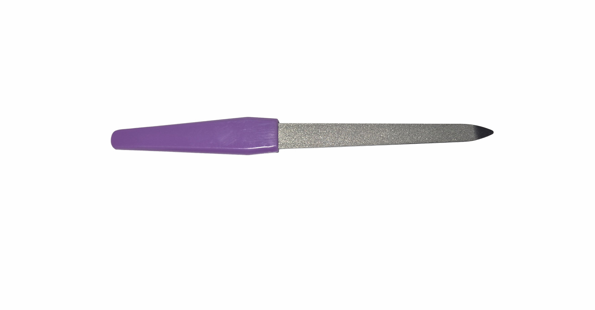 Professional Grade Metal Nail Files Set- Mixed Colors (Purple)