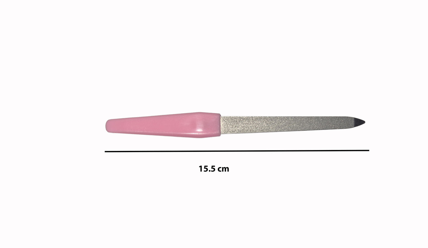 Professional Grade Metal Nail Files Set- Mixed Colors (Size)