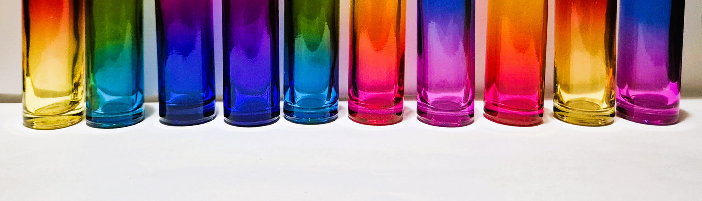 Refill Perfume Glass Hue Bottles Roll On 10ml