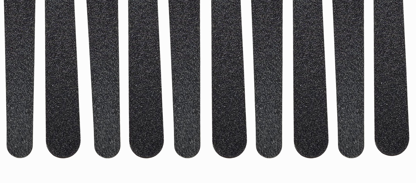 Mini Black Nail Files 25 Pack -Nail Care Smooth (Close Up)