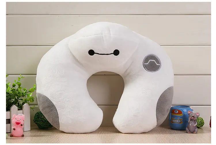 U-Shaped Travel Neck Pillow - Cartoon Superhero Collectible Design