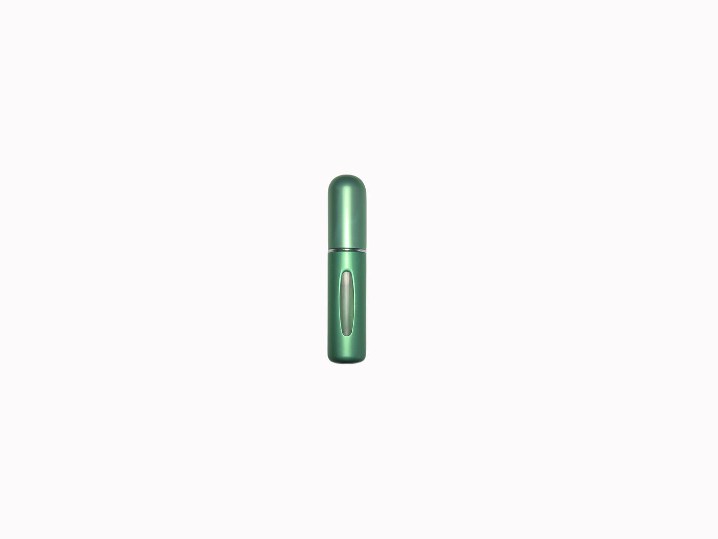 Green refillable perfume spray bottles 10ml