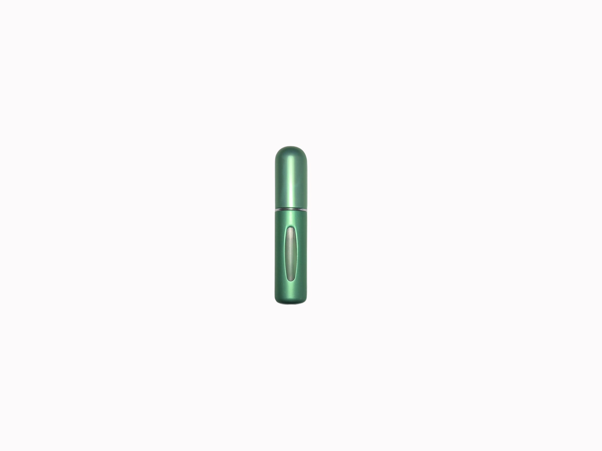 Green refillable perfume spray bottles 10ml