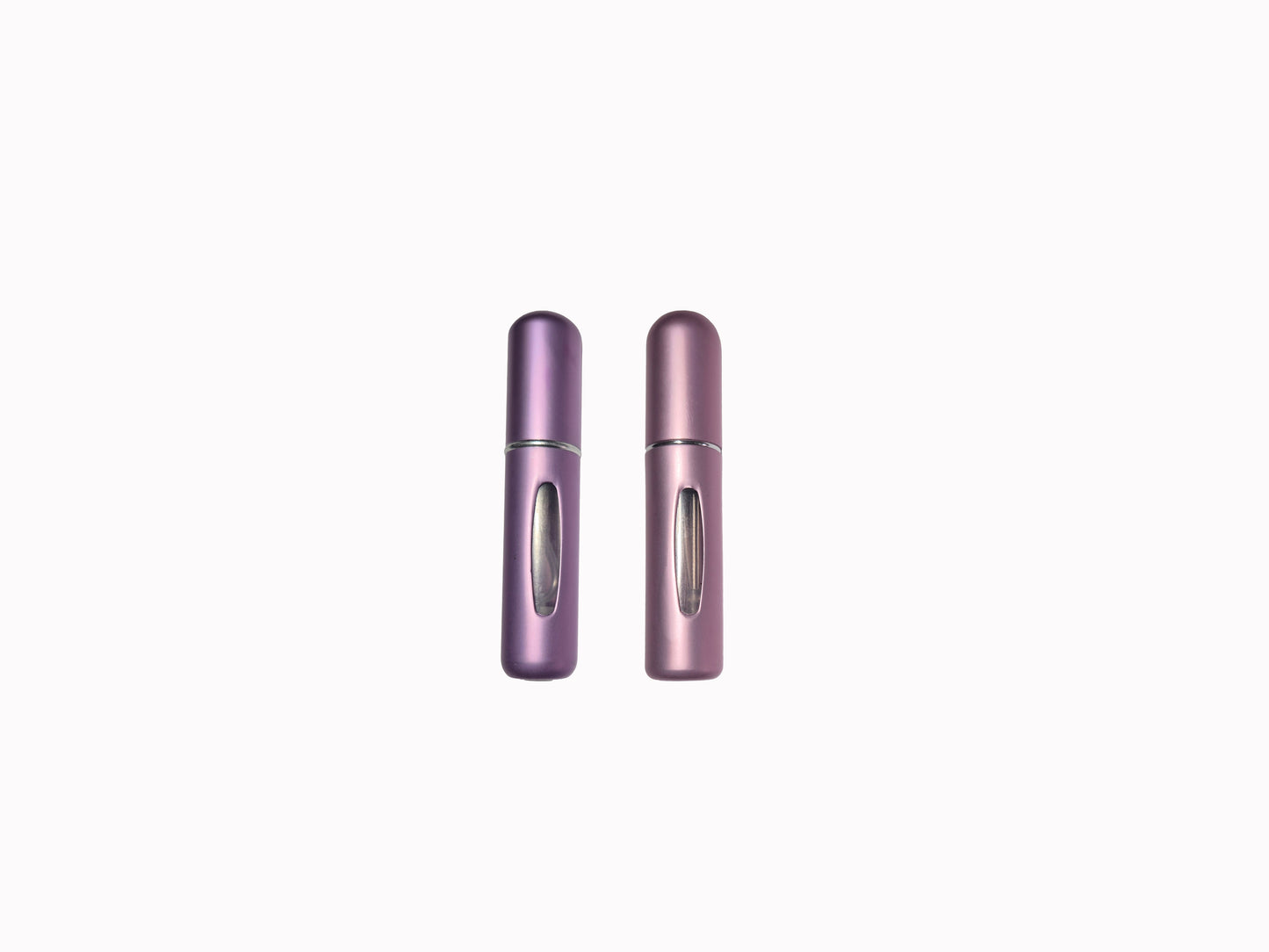 2pk purple and violet refillable spray perfume bottles 10ml