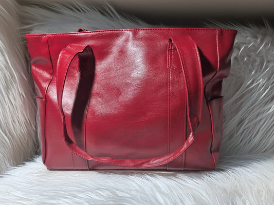 Large Leather Shoulder Bag Tote Purse Handbag Messenger Crossbody Satchel Retro