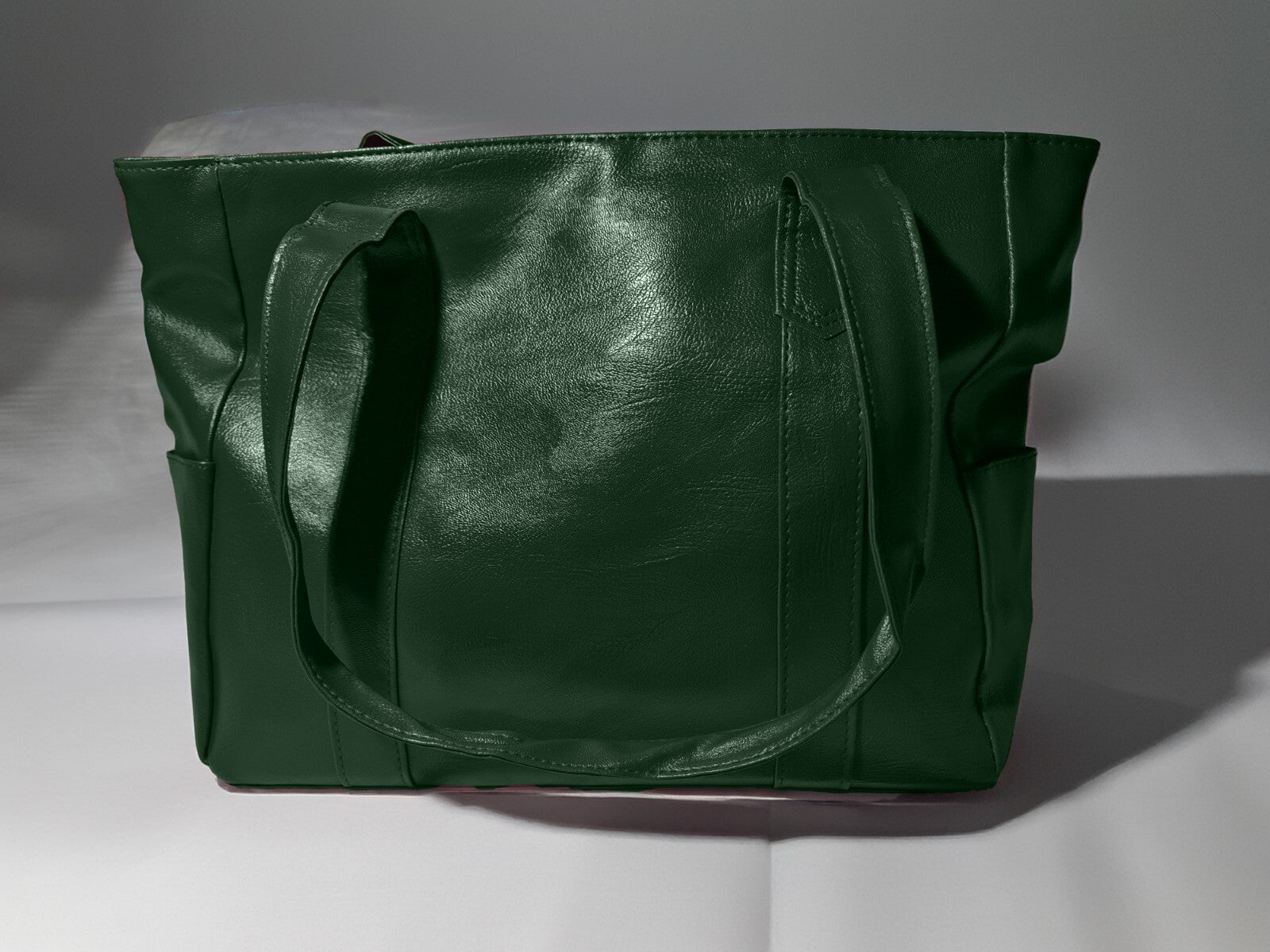 Large Leather Shoulder Bag Tote Purse Handbag Messenger Crossbody Satchel Retro