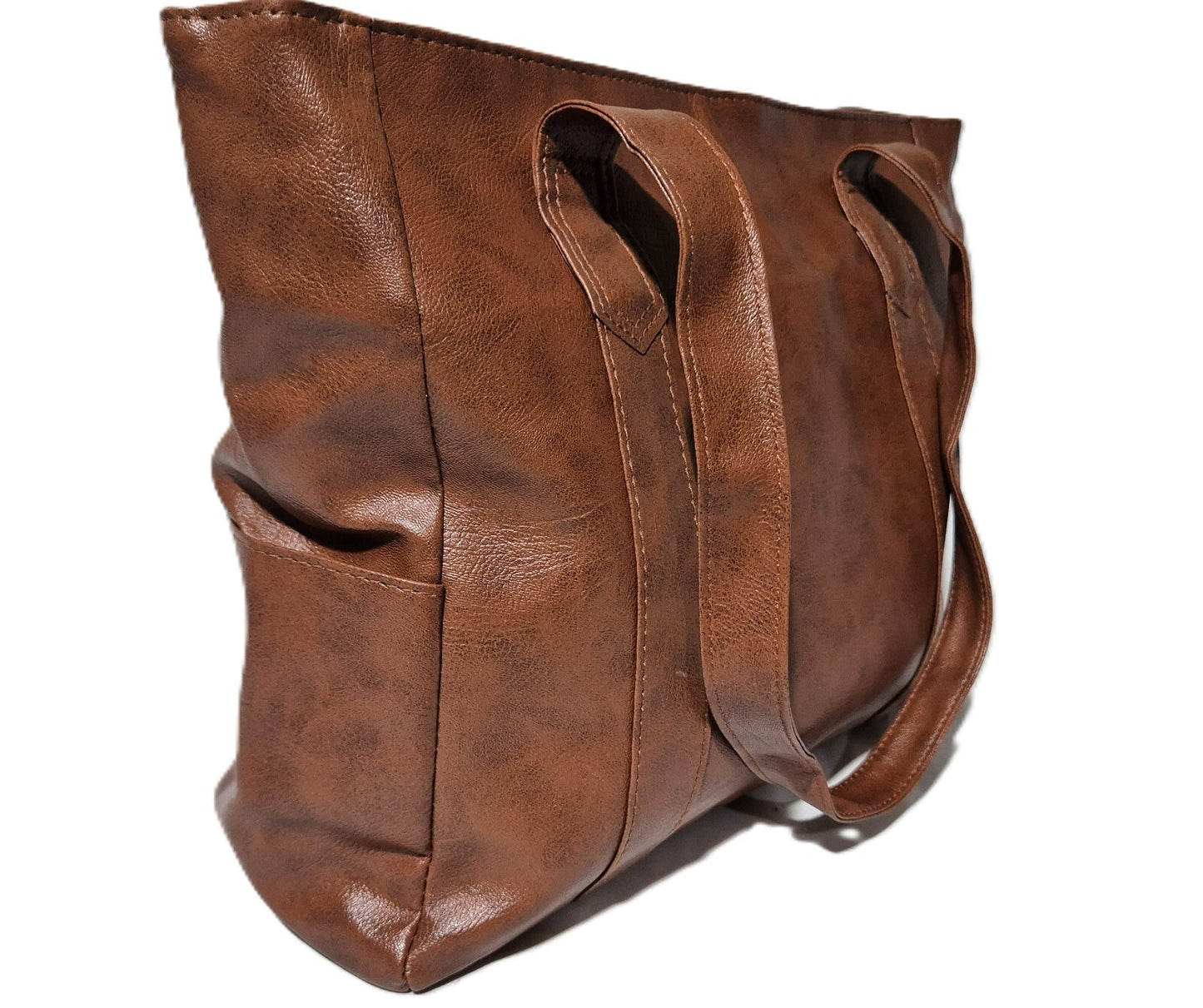 Large Leather Shoulder Bag Tote Purse Handbag Messenger Crossbody Satchel Retro