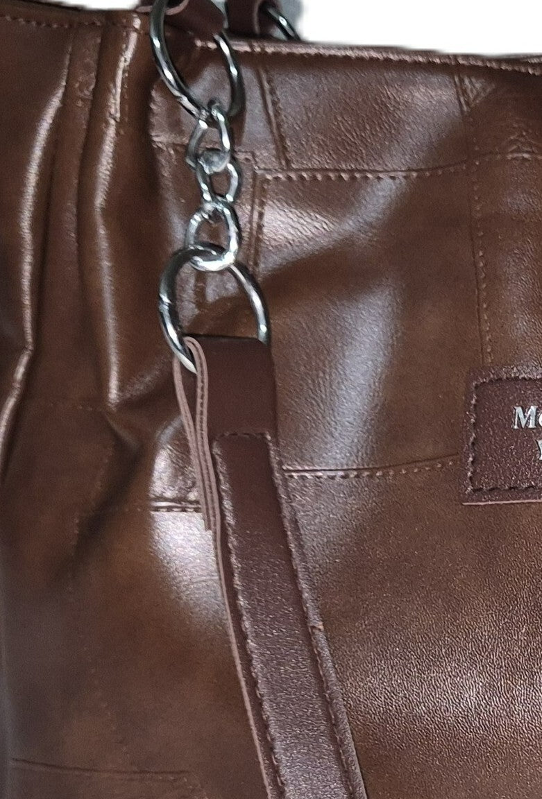 Large Leather Shoulder Bag Tote Purse Handbag Messenger Crossbody Satchel Retro