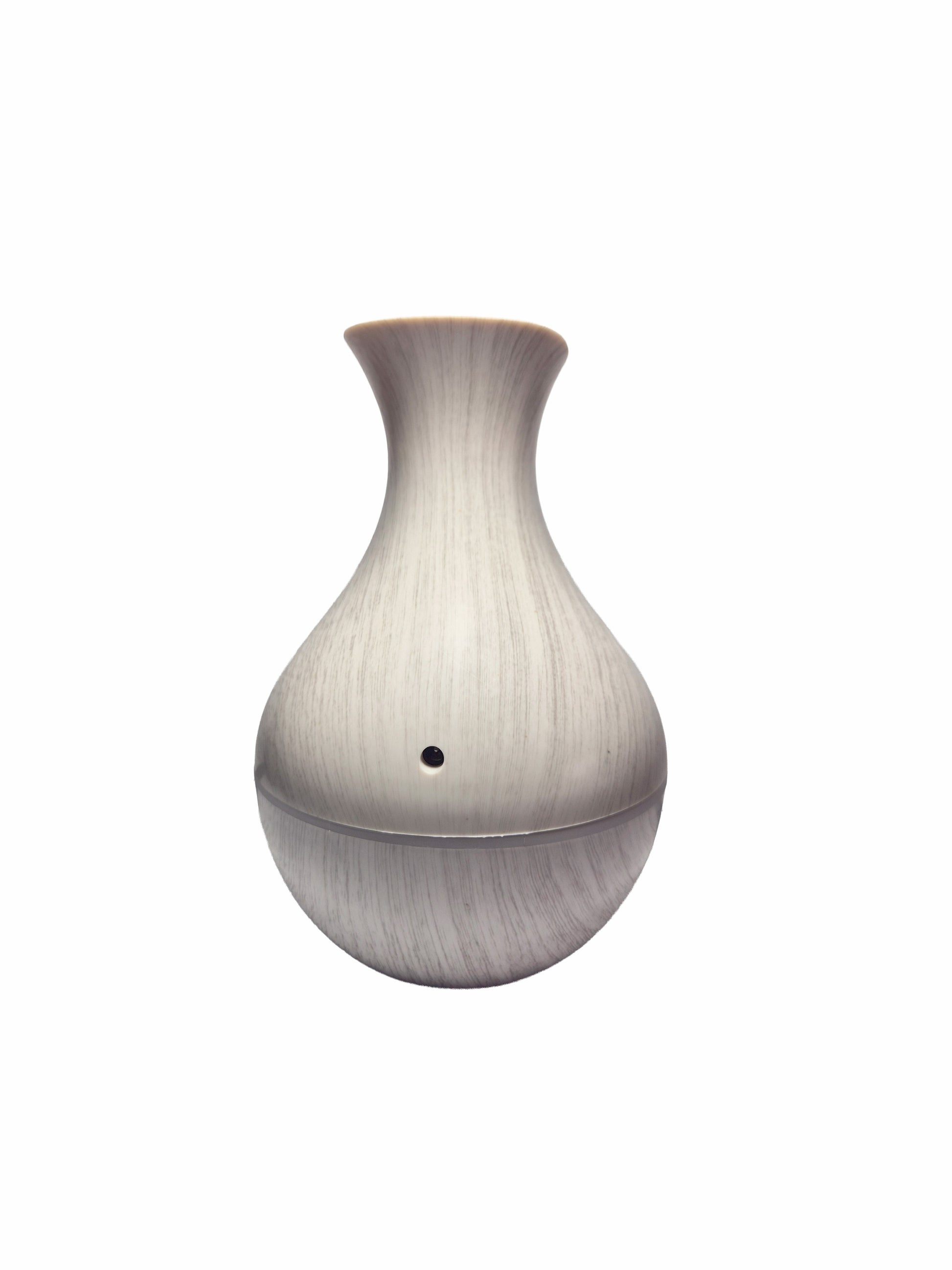 Mini Humidifier Diffuser Aroma White Wood Grain (back)