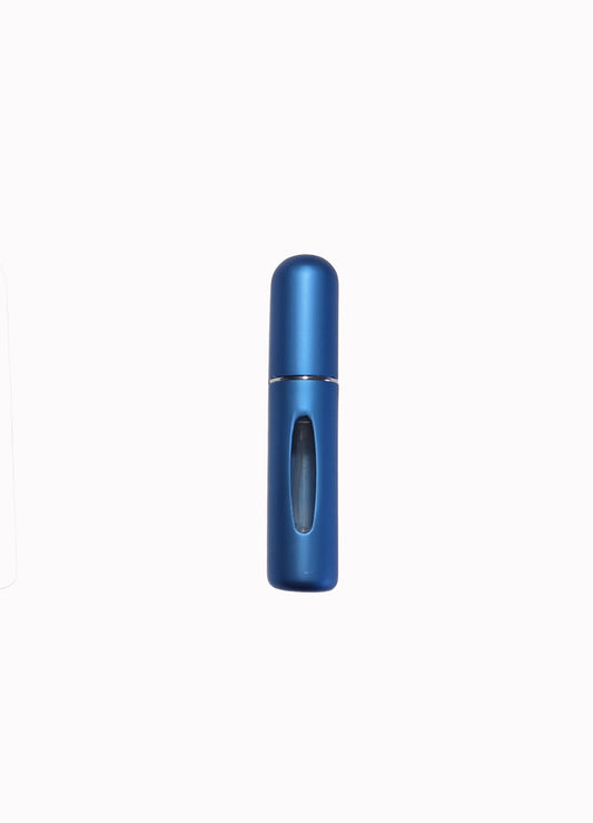 Blue refillable perfume spray bottles 10ml
