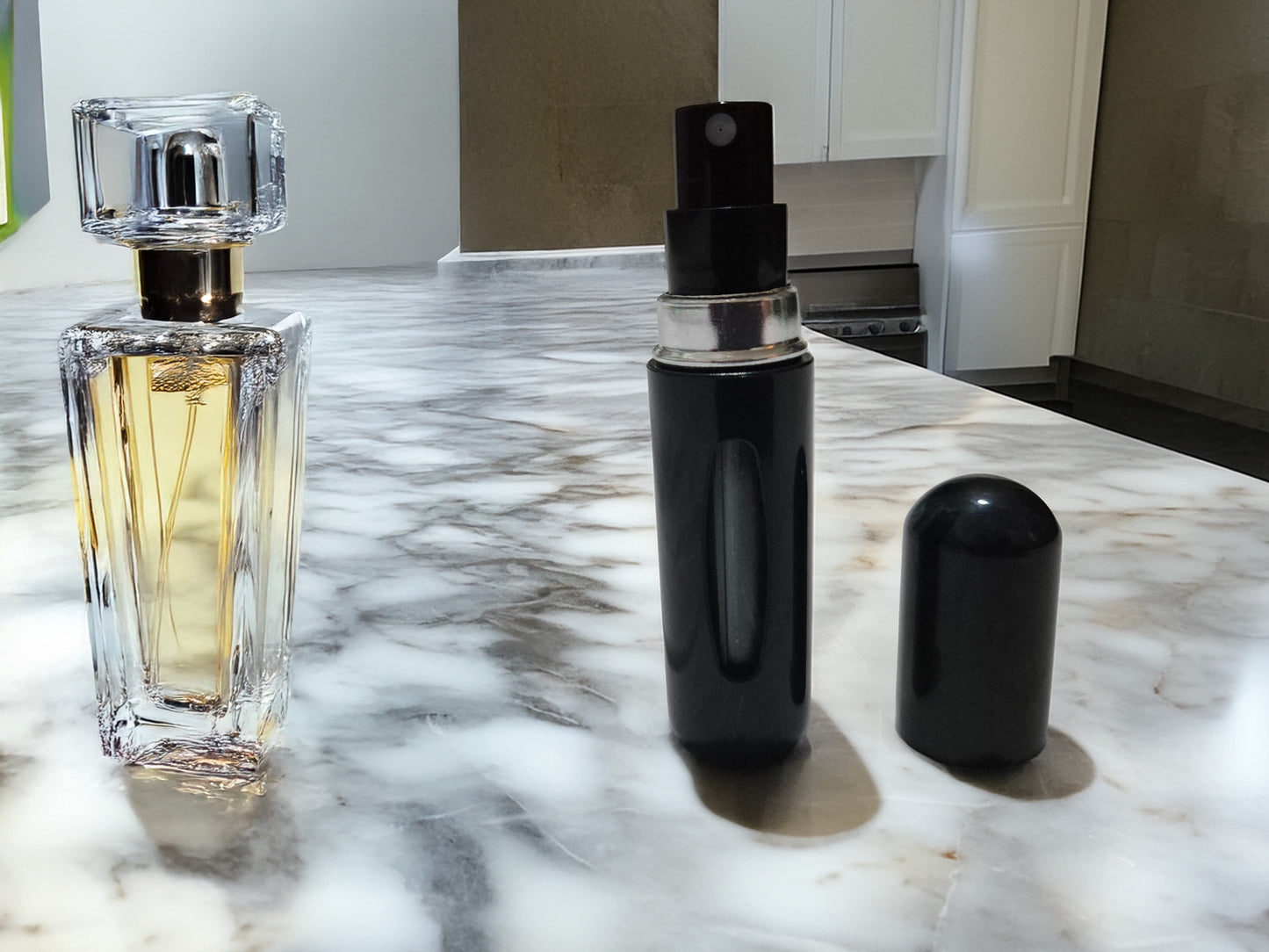 20 Pack Refillable Perfume Bottles Black 10ml