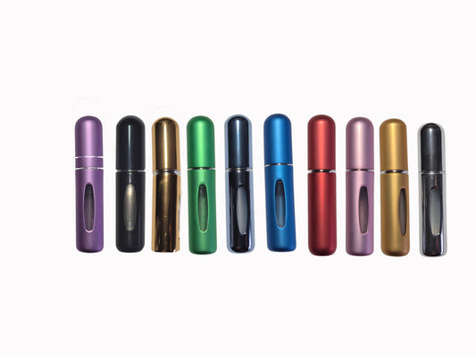 20 pack Refillable Perfume bottles Mixed Colors 10ml