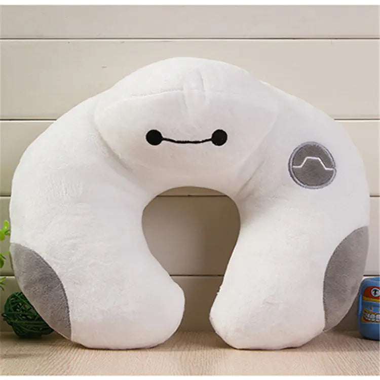 U-Shaped Travel Neck Pillow - Cartoon Superhero Collectible Design